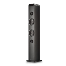 ALTAVOZ TORRE PORTATIL NGS SKY CHARM PRO BK 50W BT 5.4 FM USB AUX. OPTICA MADERA NEGRO