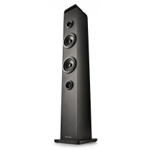 ALTAVOZ TORRE PORTATIL NGS SKY CHARM PRO BK 50W BT 5.4 FM USB AUX. OPTICA MADERA NEGRO