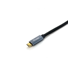 CABLE USB-C MACHO USB-C MACHO USB 3.2 2M TRANSFERENCIA 10G 5A  4K (100W) COLOR NEGRO