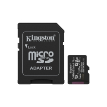 MEMORIA SD MICRO 128GB KINGSTON CLASE 10 +  ADAPTADOR CANVAS Select PLUS 100MB/S SDCS3/128GB