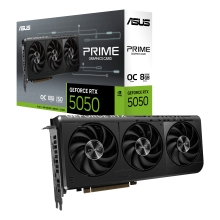 VGA ASUS GEFORCE PRIME RTX 5050 OC 8GB DDR6 3xDP 1xHDMI 2677 MHz CUDA 2560 128BIT TRI FAN