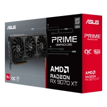 VGA ASUS AMD RADEON RX 9070 XT OC 16GB DDR6 3xDP 1xHDMI 3010 MHz CUDA 4096 256BIT TRIPLE FAN
