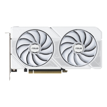 VGA ASUS GEFORCE RTX 5060 TI OC DUAL 8GB DDR7 3xDP 1xHDMI 2602 MHz CUDA 4608 128BIT DUAL FAN BLANCO