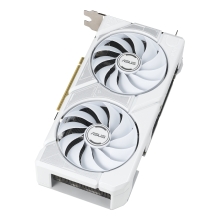VGA ASUS GEFORCE RTX 5060 TI OC DUAL 8GB DDR7 3xDP 1xHDMI 2602 MHz CUDA 4608 128BIT DUAL FAN BLANCO