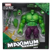 Figura hasbro marvel legends maximum series hulk