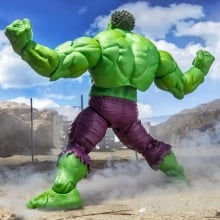 Figura hasbro marvel legends maximum series hulk