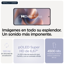 Motorola moto g86 power 5G 16,9 cm (6.67") SIM doble Android 15 USB Tipo C 8 GB 512 GB 6720 mAh Lila