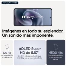 Motorola moto g86 power 5G 16,9 cm (6.67") SIM doble Android 15 USB Tipo C 8 GB 512 GB 6720 mAh Azul