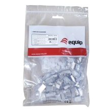 KIT 50 CONECTORES RJ45 EQUIP CATEGORIA 8.1 APANTALLADO 121148