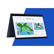 HP OmniBook X Flip NGAI 14-fm0009ns Intel Core Ultra 7 258V Híbrido (2-en-1) 35,6 cm (14") Pantalla táctil 3K 32 GB LPDDR5x-SDRAM 1 TB SSD Wi-Fi 7 (802.11be) Windows 11 Home Azul
