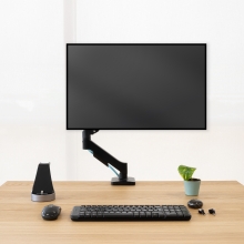 TooQ DB1733TNR-B soporte para monitor 81,3 cm (32") Escritorio Negro
