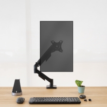 TooQ DB1733TNR-B soporte para monitor 81,3 cm (32") Escritorio Negro