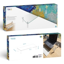 TooQ TQMR061 soporte para ordenador portátil Transparente