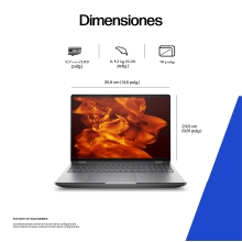 Portatil hp zbook fury g1i u7 - 265hx 32gb ssd 1tb 16 pulgadas