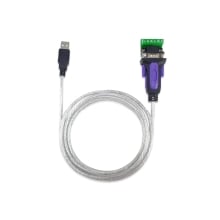 CABLE USB 2.0 A SERIE R422/485 EQUIP 1.5M INC. BLOQUE TERMINALES DB9 WINDOWS 7/8/10/11 LINUX MAC OS