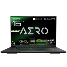 GIGABYTE AERO X16 2WHA3ESC65AH 40,6 cm (16") DDR5-SDRAM 2 TB NVIDIA GeForce RTX 5070 Wi-Fi 6E (802.11ax) Windows 11 Home Gris