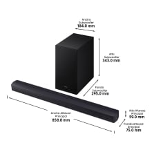 BARRA DE SONIDO SAMSUNG HWB450F 2.1 300W DOLBY BT
