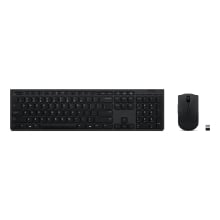 TECLADO Y MOUSE LENOVO WIRELESS RECARGABLE  3 DISPOSITIVOS 2.4Gz y BLUETOOTH