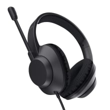 HEADSET USB-C TRUST AYDA MAX COLOR NEGRO CABLE 1,8m ADAPTADOR USB-C A USB-A ENC