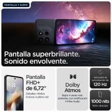 Motorola moto g56 5G 17,1 cm (6.72") Ranura híbrida Dual SIM Android 15 USB Tipo C 8 GB 256 GB 5200 mAh Negro