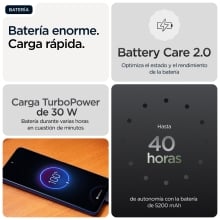 Motorola moto g56 5G 17,1 cm (6.72") Ranura híbrida Dual SIM Android 15 USB Tipo C 8 GB 256 GB 5200 mAh Negro