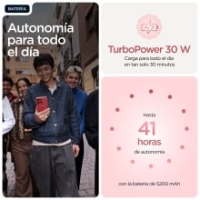 Motorola moto g86 5G 16,9 cm (6.67") SIM doble Android 15 USB Tipo C 8 GB 256 GB 5200 mAh Rosa