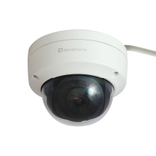 CAMARA EXTERIOR IP LEVEL ONE FCS-3403 GEMINI FIJA DOMO 4MP H.265 IP67 PoE CMS