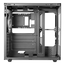 CAJA ATX CUBE MARS GAMING MCVONE NEGRA CRISTAL CONTINUO GPU 334mm 1x3.5 2x2.5