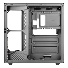 CAJA ATX CUBE MARS GAMING MCVONE NEGRA CRISTAL CONTINUO GPU 334mm 1x3.5 2x2.5