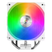 VENTILADOR CON DISIPADOR DE CPU MARS GAMING MCPUX4ARGB BLANCO ARGB PWM SI 120mm TDP 220W