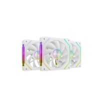 KIT 3xVENTILADOR INTERNO ARG MARS GAMING MF-LINKFINITY KIT BLANCO MODULARES PWM 120mm ASPAS INVERTID
