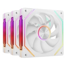 KIT 3xVENTILADOR INTERNO ARG MARS GAMING MF-LINKFINITY KIT BLANCO MODULARES PWM 120mm
