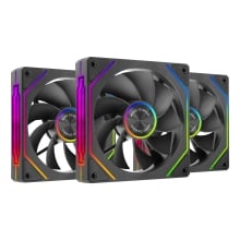KIT 3xVENTILADOR INTERNO ARG MARS GAMING MF-LINKFINITY KIT BLACK MODULARES PWM 120mm ASPAS INVERTIDA