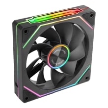 KIT 3xVENTILADOR INTERNO ARG MARS GAMING MF-LINKFINITY KIT BLACK MODULARES PWM 120mm ASPAS INVERTIDA
