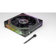 KIT 3xVENTILADOR INTERNO ARG MARS GAMING MF-LINKFINITY KIT BLACK MODULARES PWM 120mm ASPAS INVERTIDA