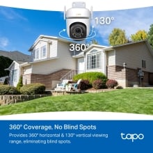 TP-Link Tapo TC43(EU) V2 Esférico Cámara de seguridad IP Interior y exterior 2880 x 1620 Pixeles Techo/Pared/Poste