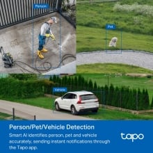TP-Link Tapo TC43(EU) V2 Esférico Cámara de seguridad IP Interior y exterior 2880 x 1620 Pixeles Techo/Pared/Poste
