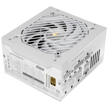 FUENTE DE ALIMENTACION MARS GAMING 850W MODULAR ATX 3.1 80+ GOLD 140mm SILENT BLANCO
