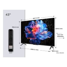 TV TCL 43 43P6K UHD GOOGLETV HDR10 DOLBY AUDIO