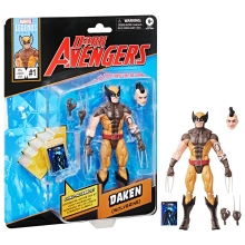 Figura hasbro marvel legends dark avengers mini comics daken (wolverine)