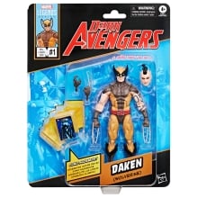 Figura hasbro marvel legends dark avengers mini comics daken (wolverine)