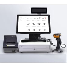 TPV CAJON PORTAMONEDAS EQUIP APERTURA MANUAL Y AUTOMATICA CONECTOR RJ11 COLOR BLANCO