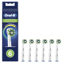 Oral-B CrossAction 80339345 cepillo de cabello 6 pieza(s) Azul, Verde, Blanco