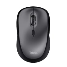 MOUSE TRUST WIRELESS YVI+ ECO NEGRO 1600DPI AJUSTABLE 4 BOTONES