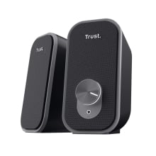 ALTAVOCES 2.0 TRUST ADOR 12W COLOR NEGRO JACK 3.5mm CONTROL DE VOLUMEN ALIMENTADO POR USB