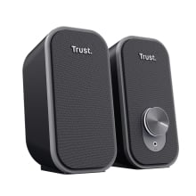 ALTAVOCES 2.0 TRUST ADOR 12W COLOR NEGRO JACK 3.5mm CONTROL DE VOLUMEN ALIMENTADO POR USB