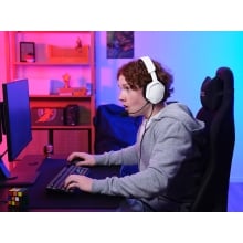 HEADSET TRUST GXT 492 CARUS BLANCO CABLE 120cm JACK 3.5mm