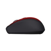 MOUSE TRUST WIRELESS YVI+ ECO ROJO 1600DPI AJUSTABLE 4 BOTONES