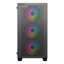 CAJA MICROATX UNYKA REVELAT MESH EDGE GPU 450mm 1x3.5 1x2.5 COLOR NEGRO