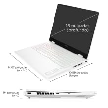 Portatil hp omen gaming 16 - am0046ns 16 pulgadas i9 - 14900hx -  32gb -  ssd 1tb -  nvidia gforce rtx5060 -  freedos -  blanco ceramica